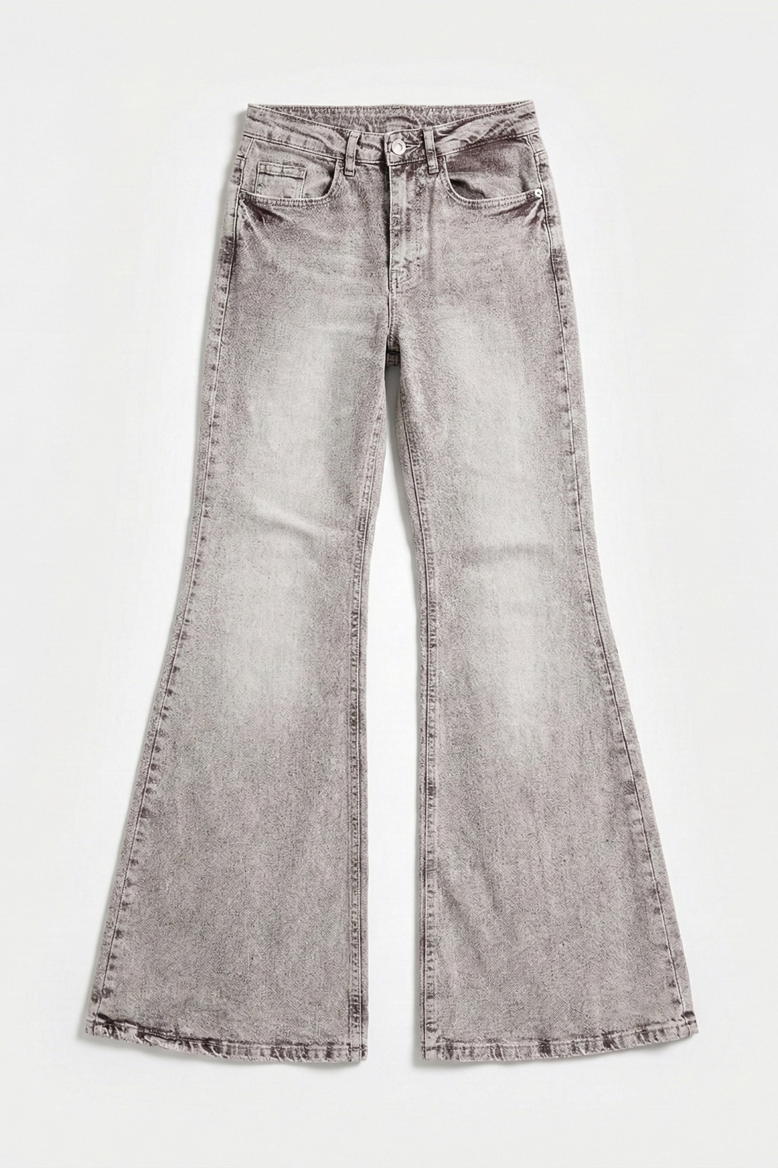 Kadın Taş Kot Rengi 4s6-158 Flare Fit Komfort Kumaş İç Boy 83cm Denim Jean