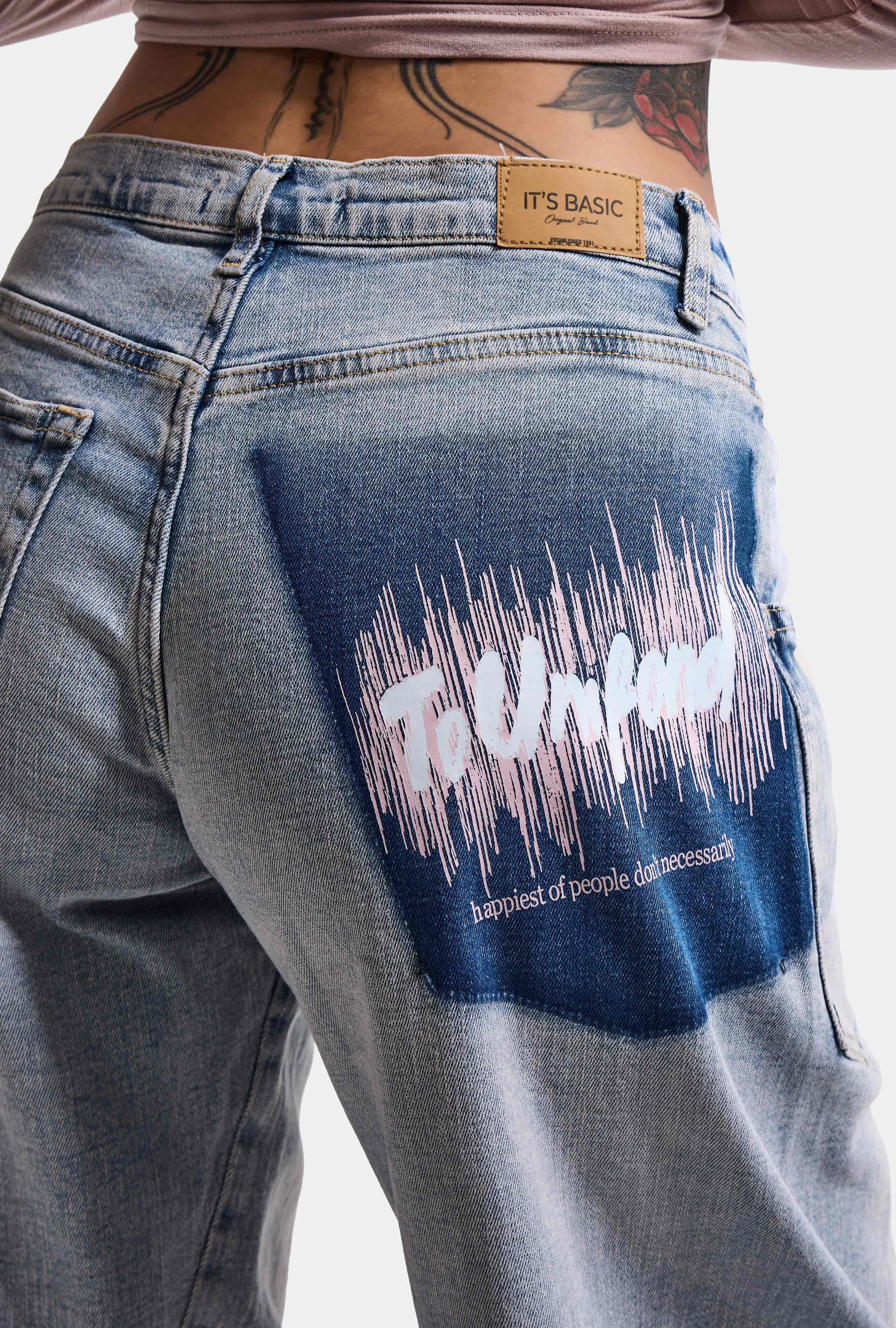 Women's Denim Color 4s6-89 Low Relaxed Fit Flexible Fabric Design Denim Jean