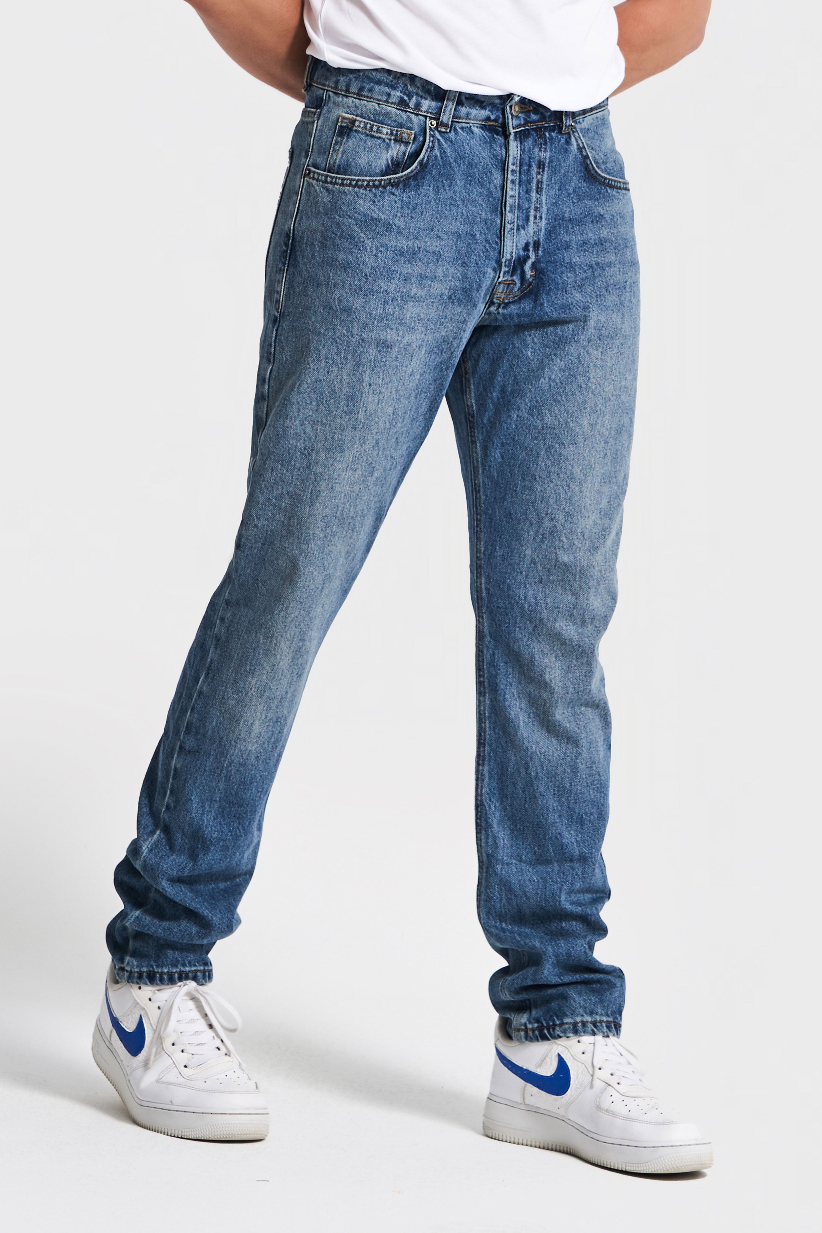 Men's Denim Color Straight Fit 100% Koton Denim