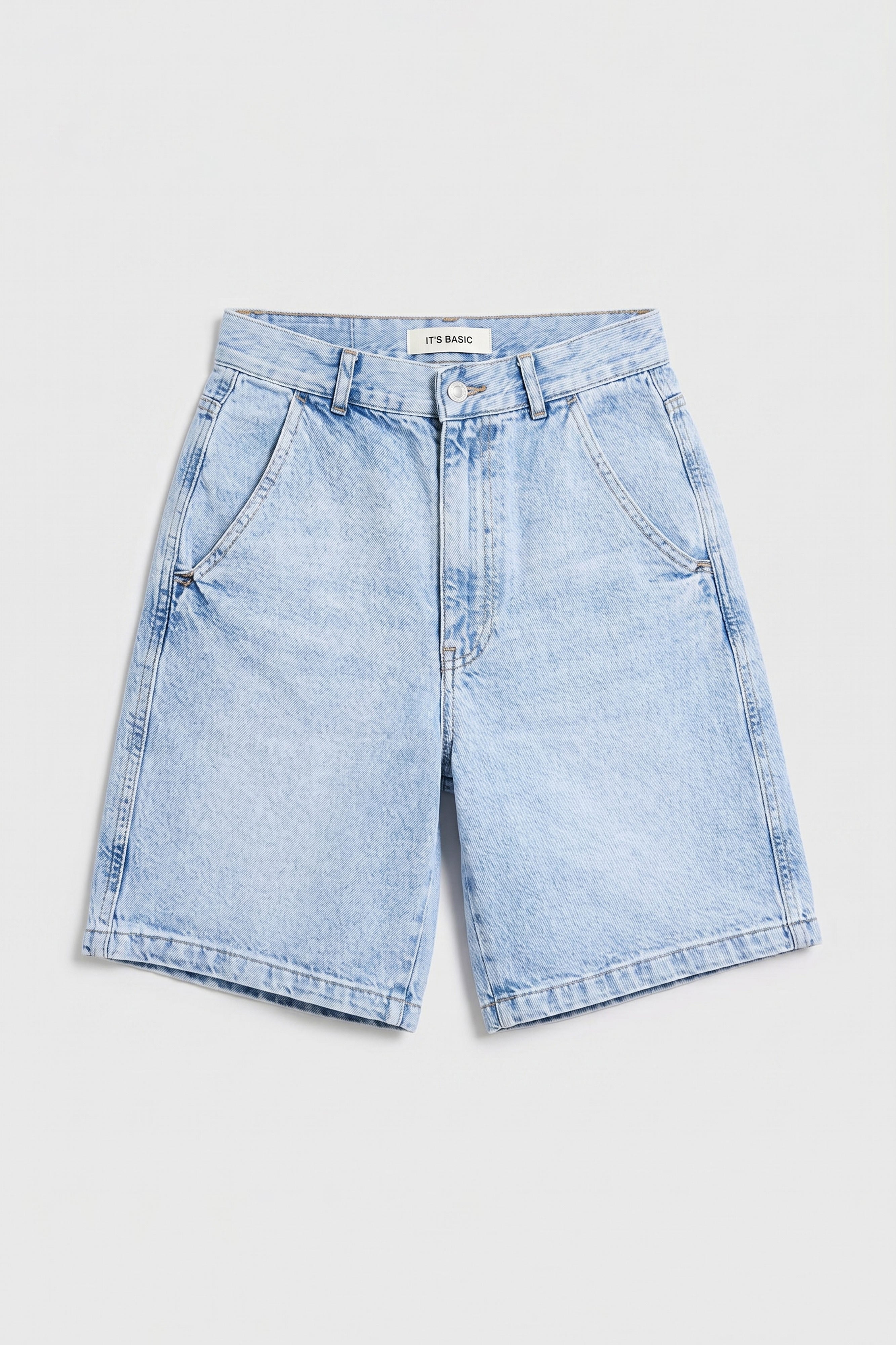 Kadın Ice 4s6-3 Skater Fit Bermuda Denim Şort