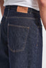 Erkek İndigo Renk 7w5-50 TT25 Relaxed Baggy Fit İç Boy 80cm Rahat Kesim %100 Koton Denim Jean