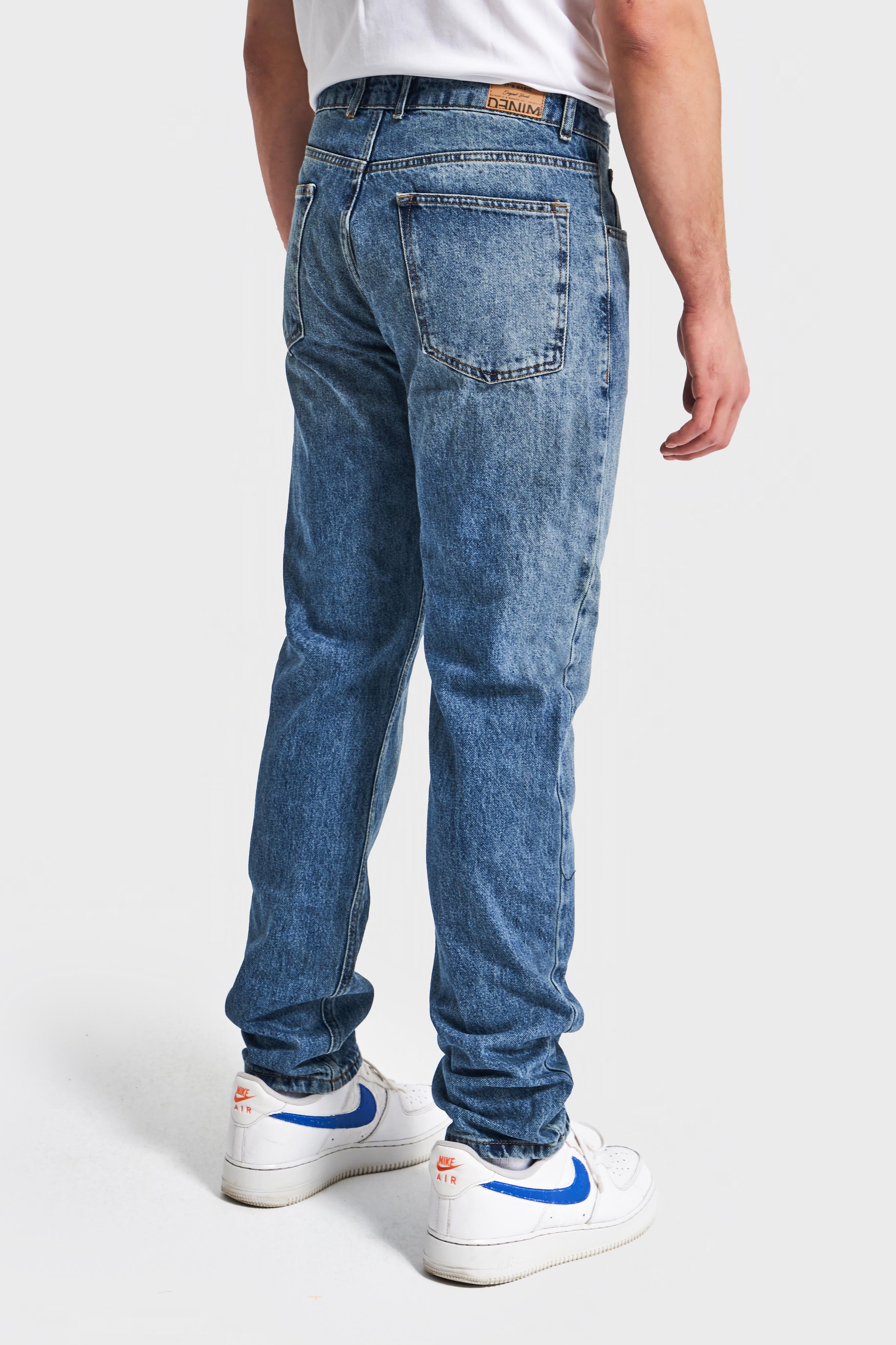 Men's Denim Color Straight Fit 100% Koton Denim