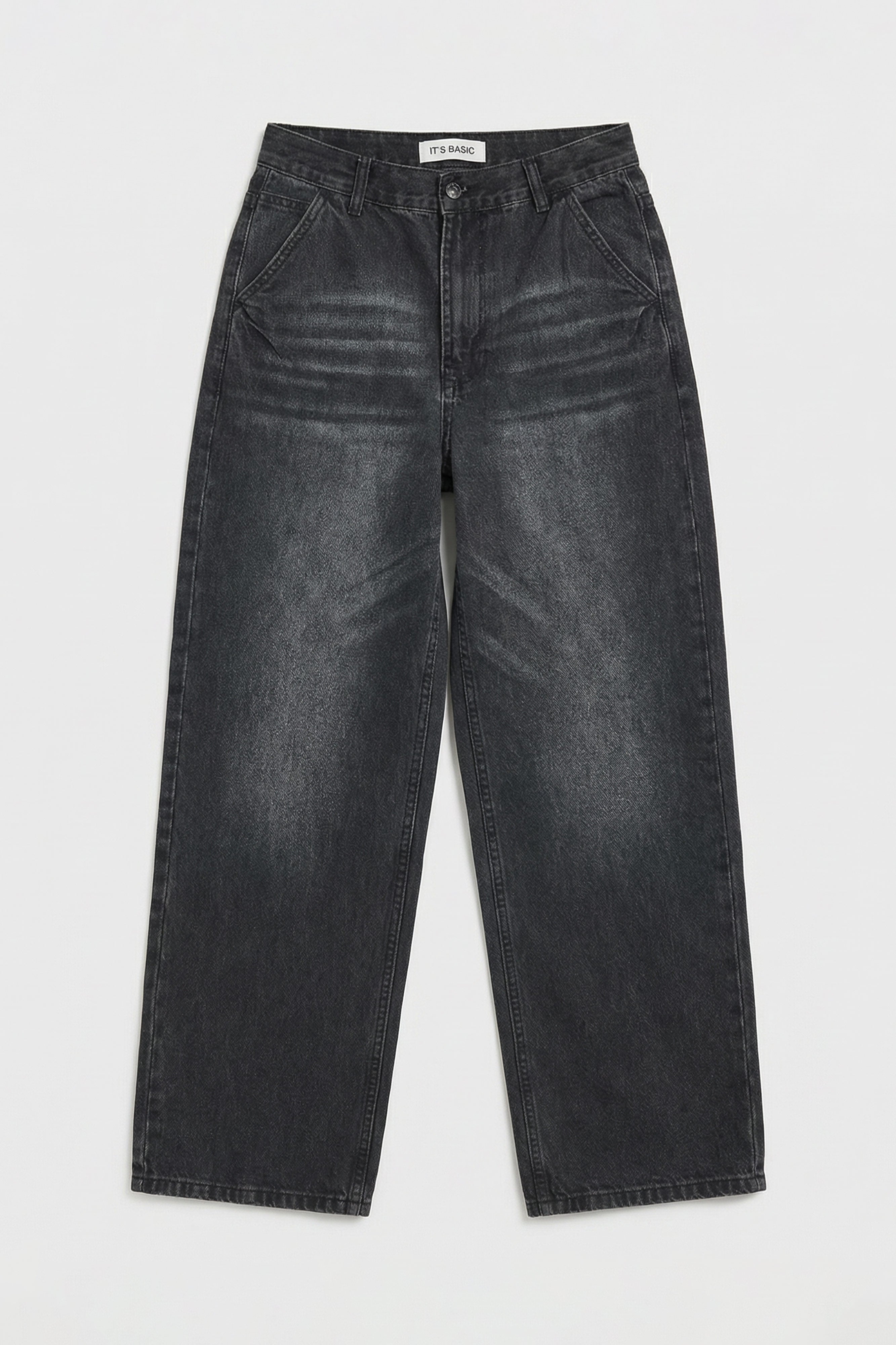 Women's Dark Smoke Color Skater Fit 100% Cotton Denim