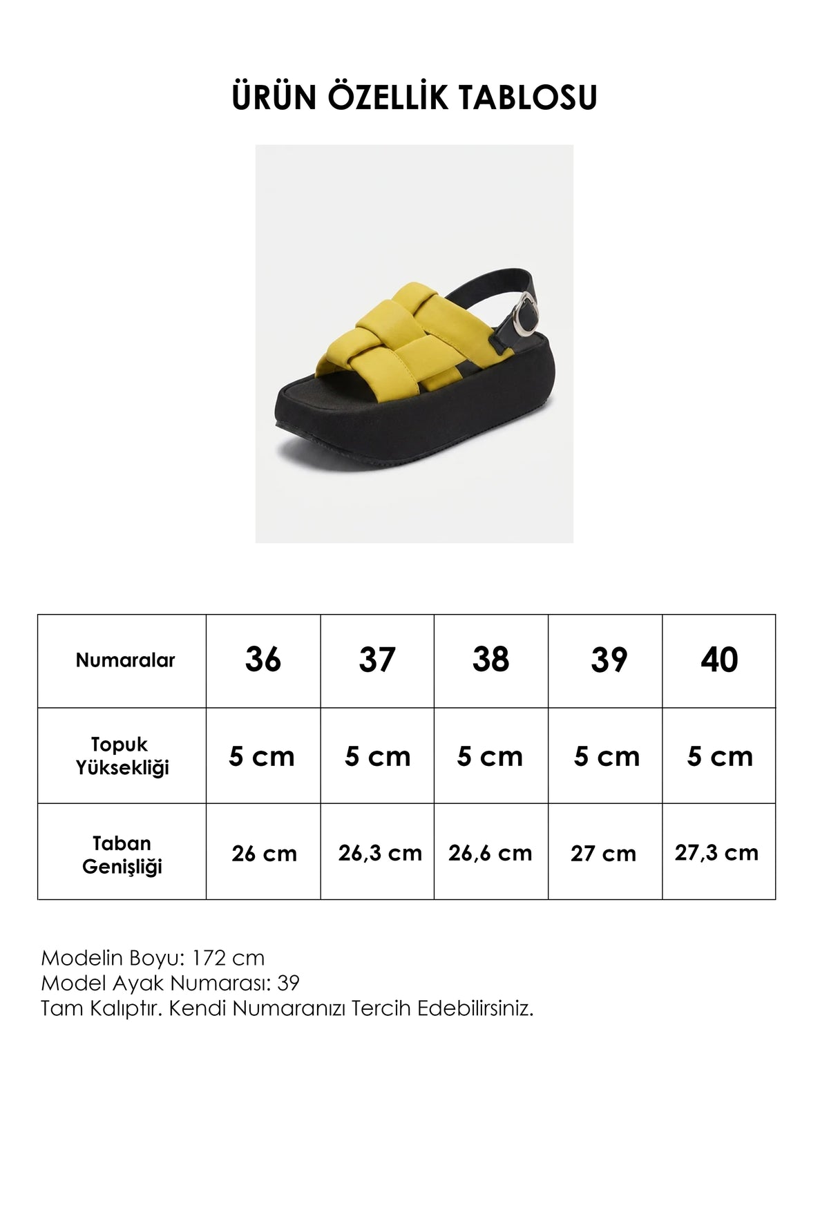 Kadın Hardal Sarı İthal Özel Kumaş Örgülü Yüksek Platform Tasarım T77 Sandalet