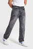 Erkek Füme Renk 4w5-14 Loose Fit %100 Koton Denim Jean