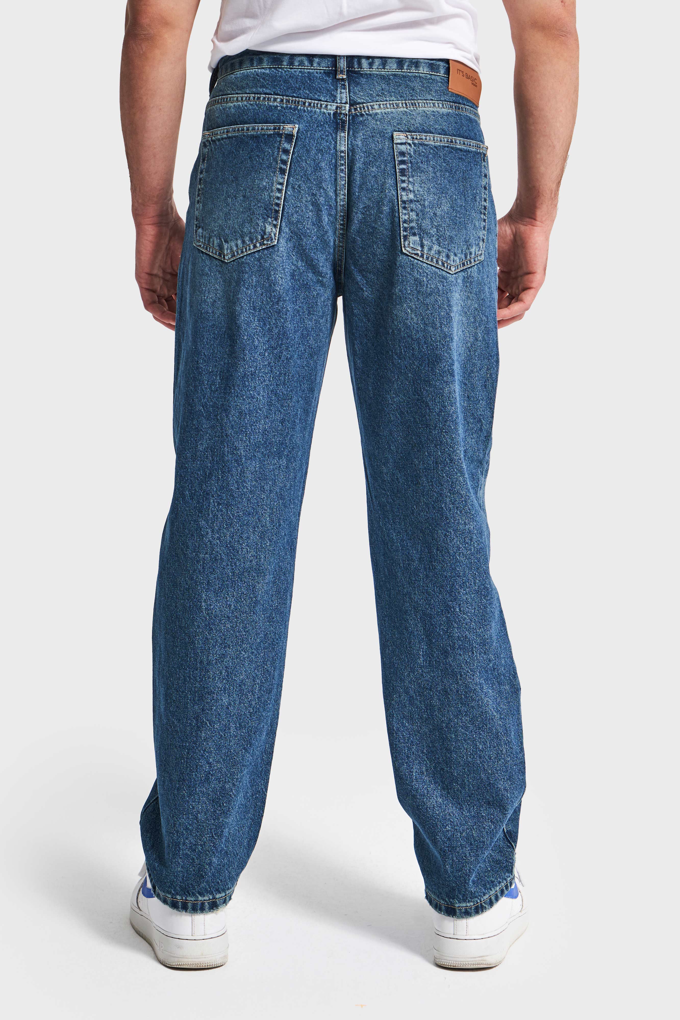 Erkek Koyu T.Kot Rengi 4w5-31 Loose Fit %100 Koton Denim Jean