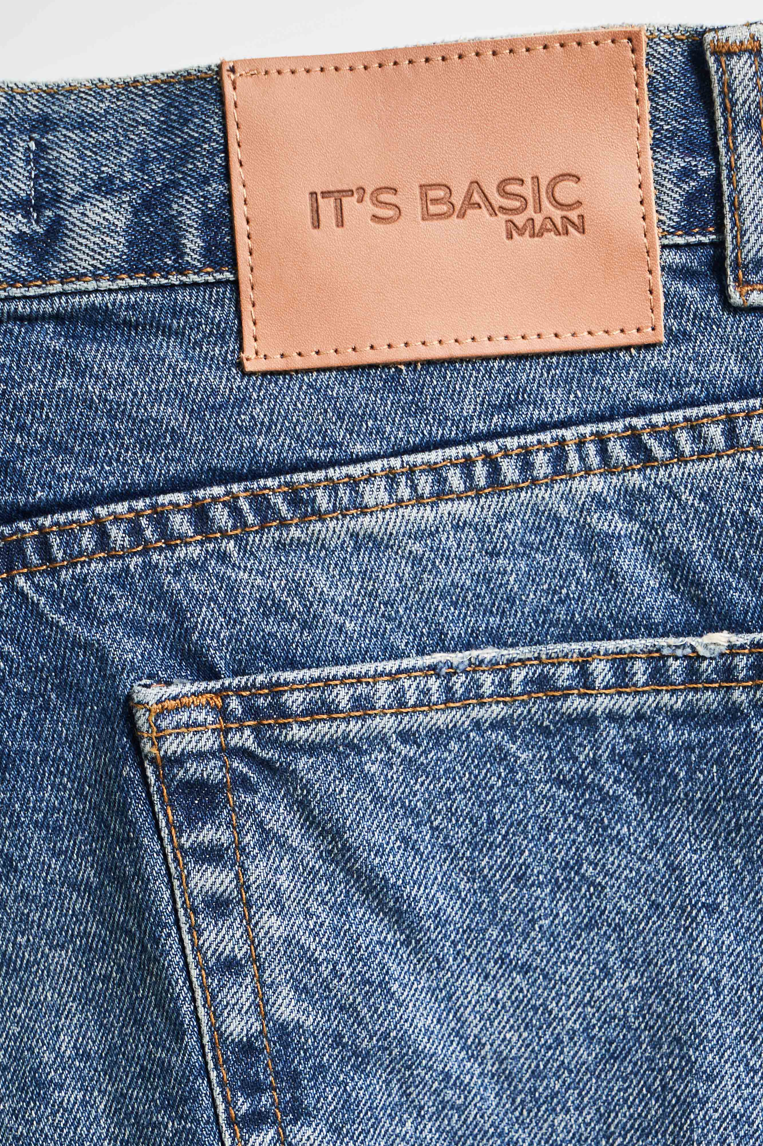 Erkek T.Kot Rengi 2w5-32 Slim Crop Fit %100 Koton İç Boy 70cm Denim Jean