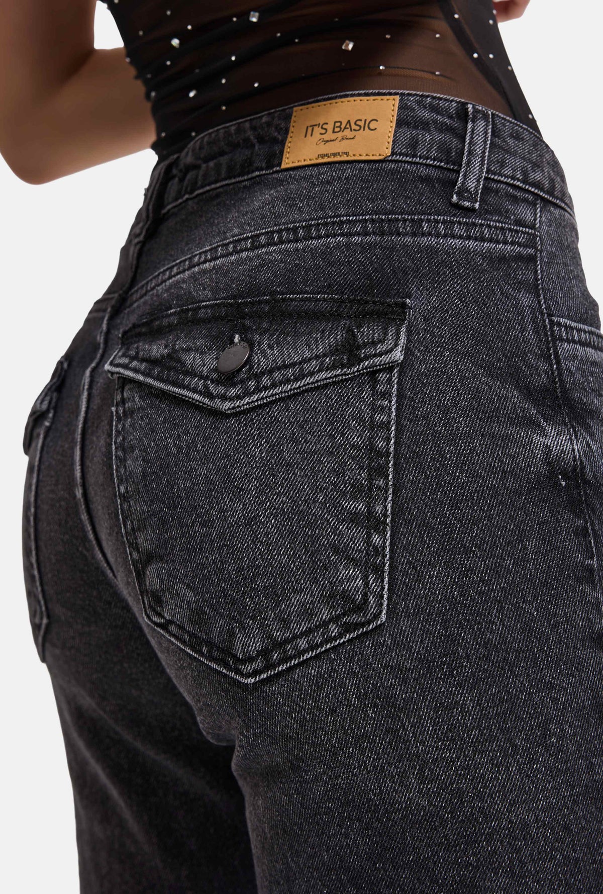 Kadın 2w6-1 Bootcut Flare Orta Bel Denim Jean