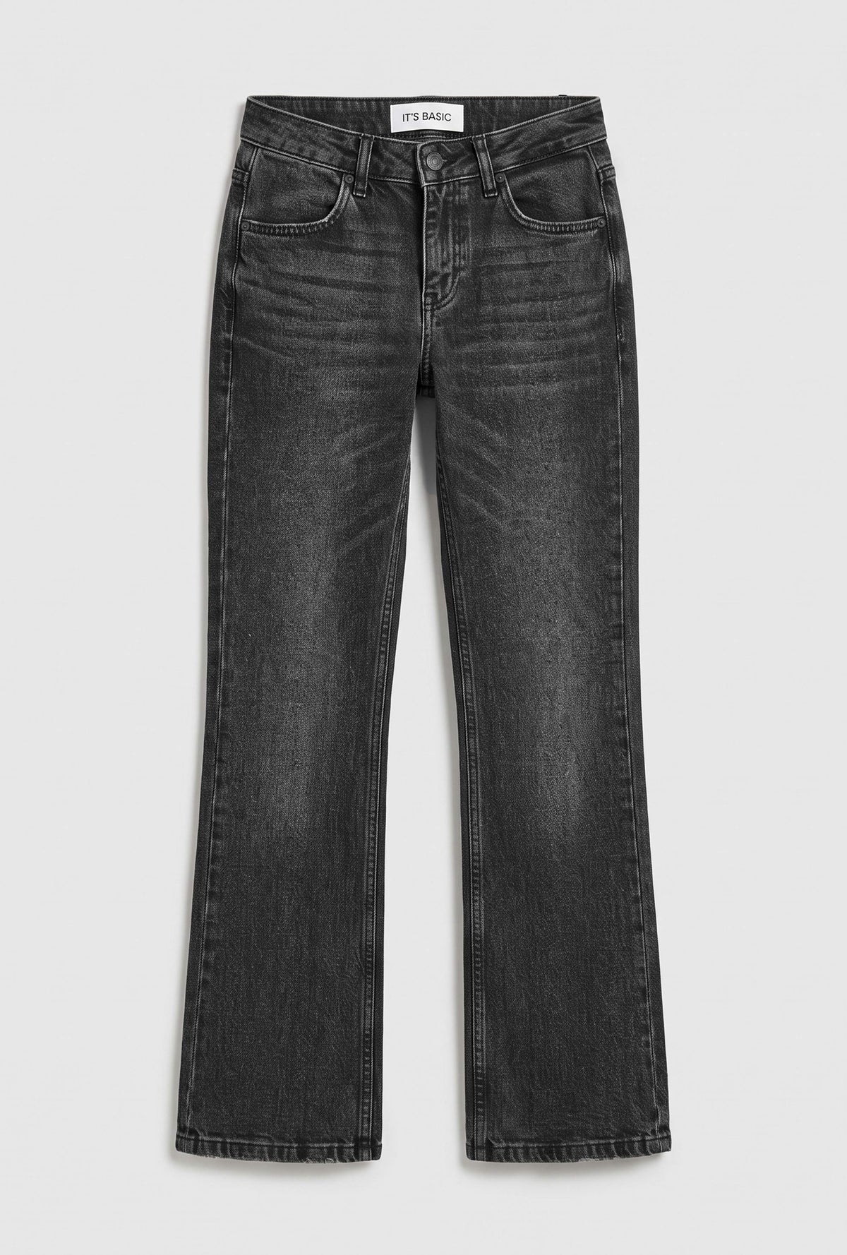 Kadın 2w6-1 Bootcut Flare Orta Bel Denim Jean