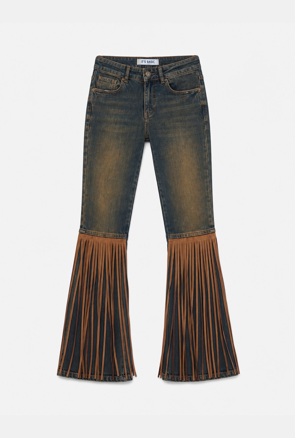 Kadın 2w6-85 Flare Fit Özel Tasarım Denim Jean