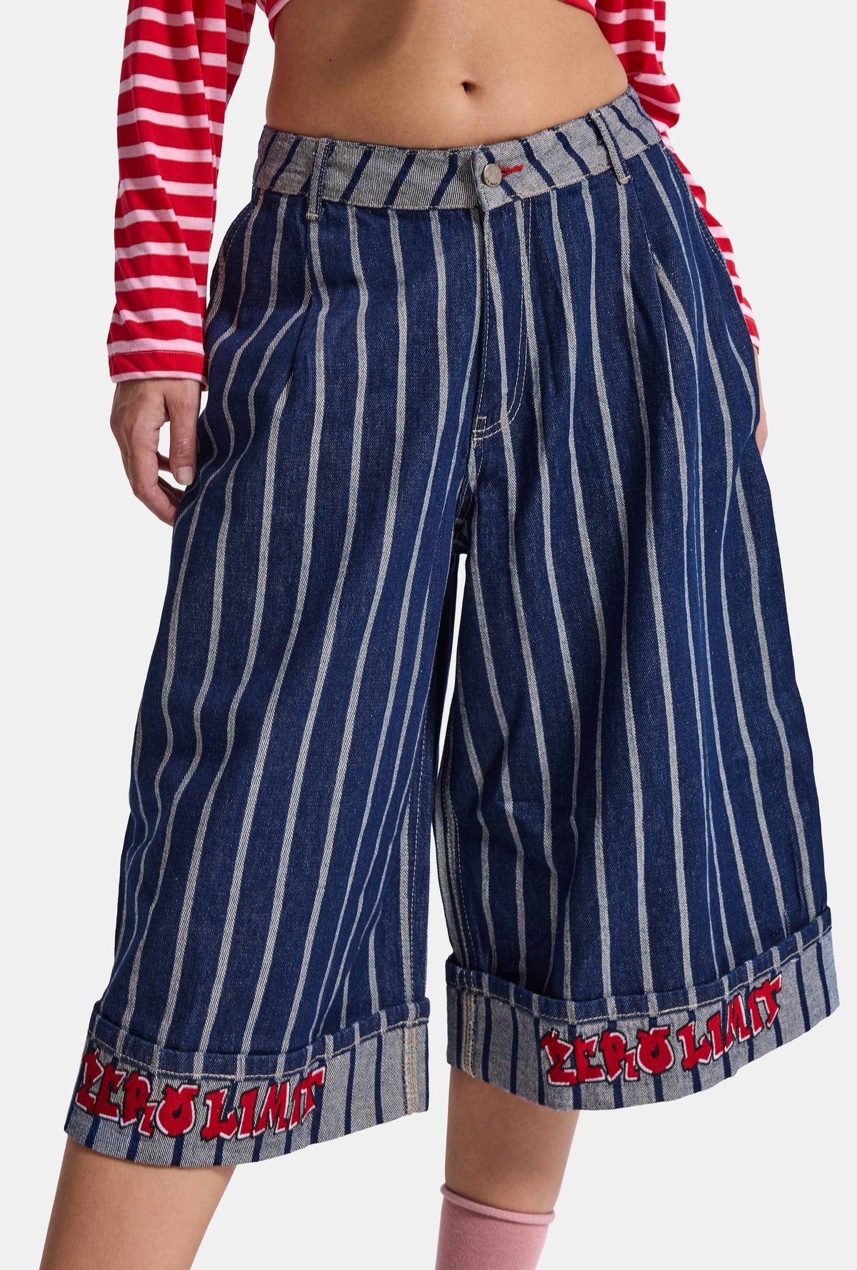 Kadın 7w6-50 Baggy Bermuda Tasarım Şortolon