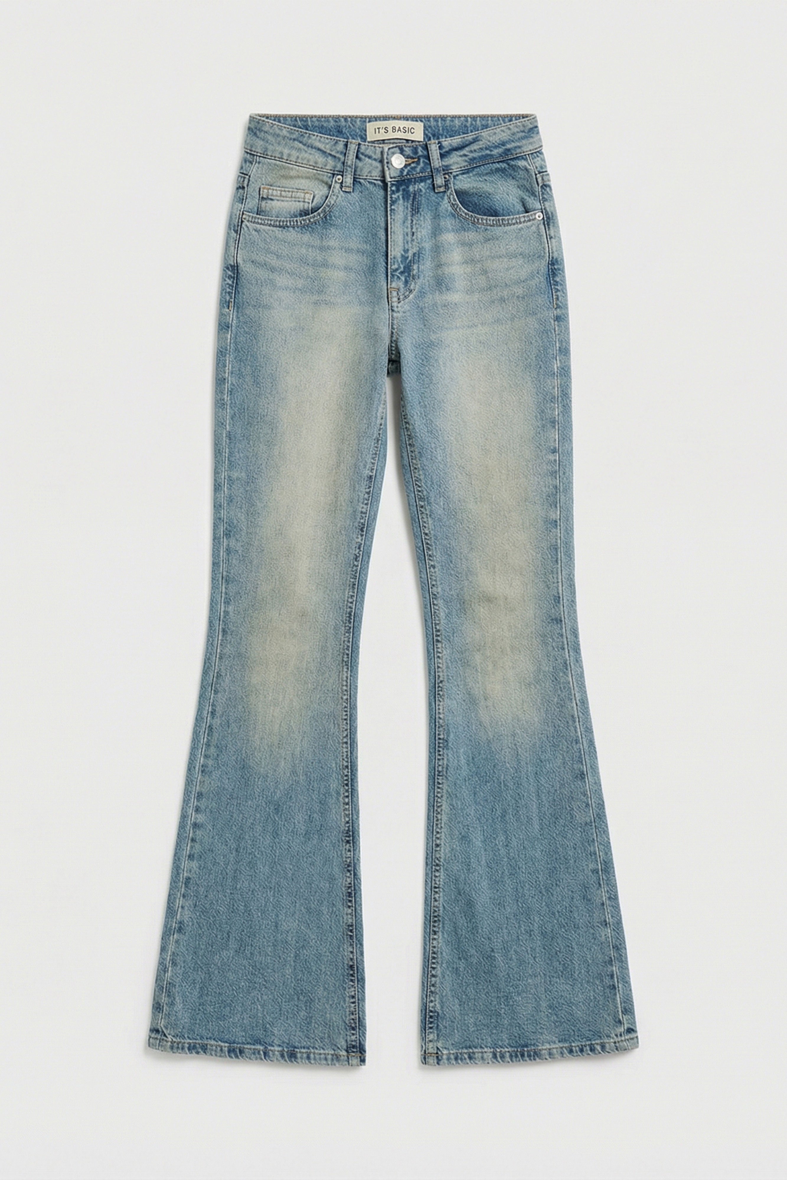 Kadın A.Tint 4s6-32 Mid Rise Flare Fit Esnek Kumaş Denim Jean