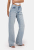 Kadın Açık Kot Doris 4s6-32 Straight Fit Yüksek Bel Denim Jean