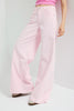 Women's Light Pink Hera 6s6-98 Palazzo Fit Wide Leg Denim Jean