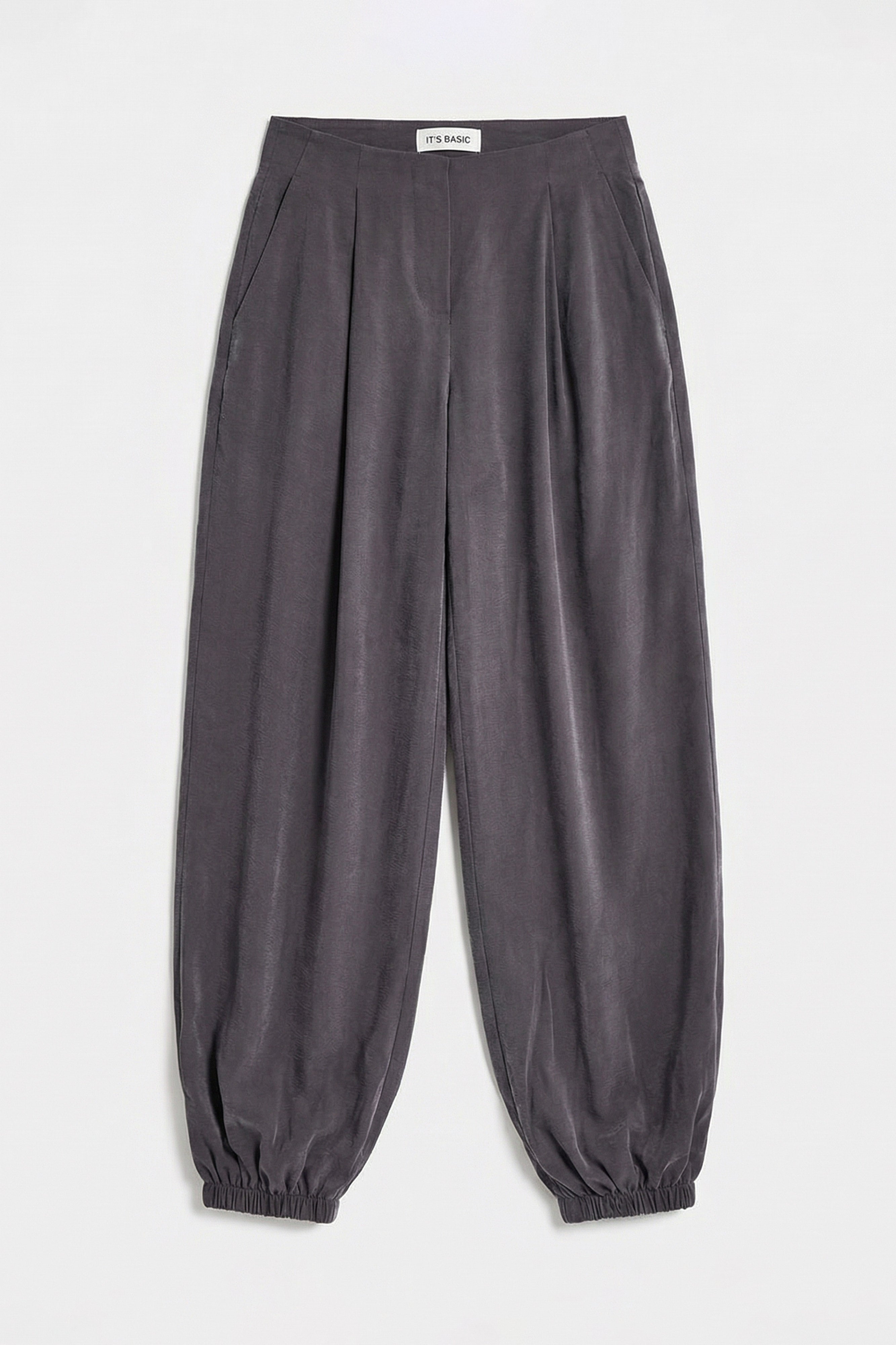 Women's Anthracite s6-13 Baggy Jogger Loose Fit Trousers