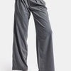 Женские антрацитовые брюки свободного кроя Tailored Fit с двойным поясом, дизайн из поливискозной ткани