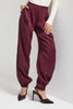 Kadın Bordo s6-35 Baggy Jogger Bol Kesim Pantolon