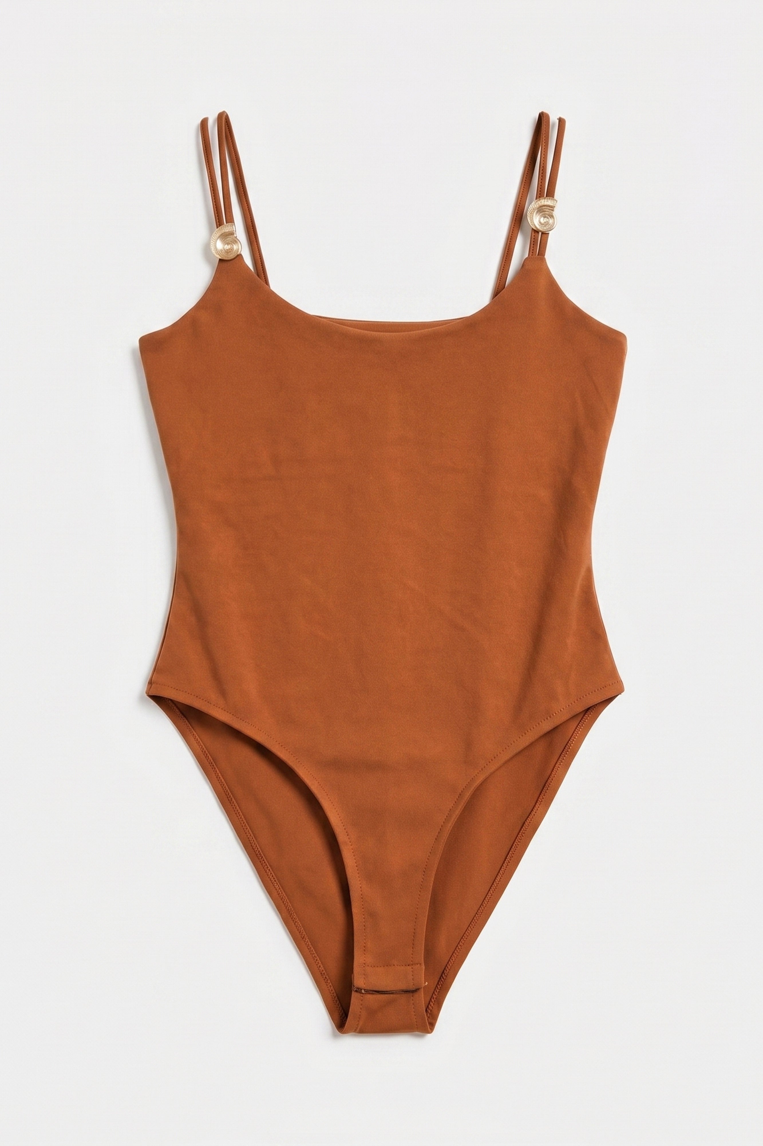 Kadın Camel s6-55 Askılı Aksesuar Detaylı Çıtçıtlı Body