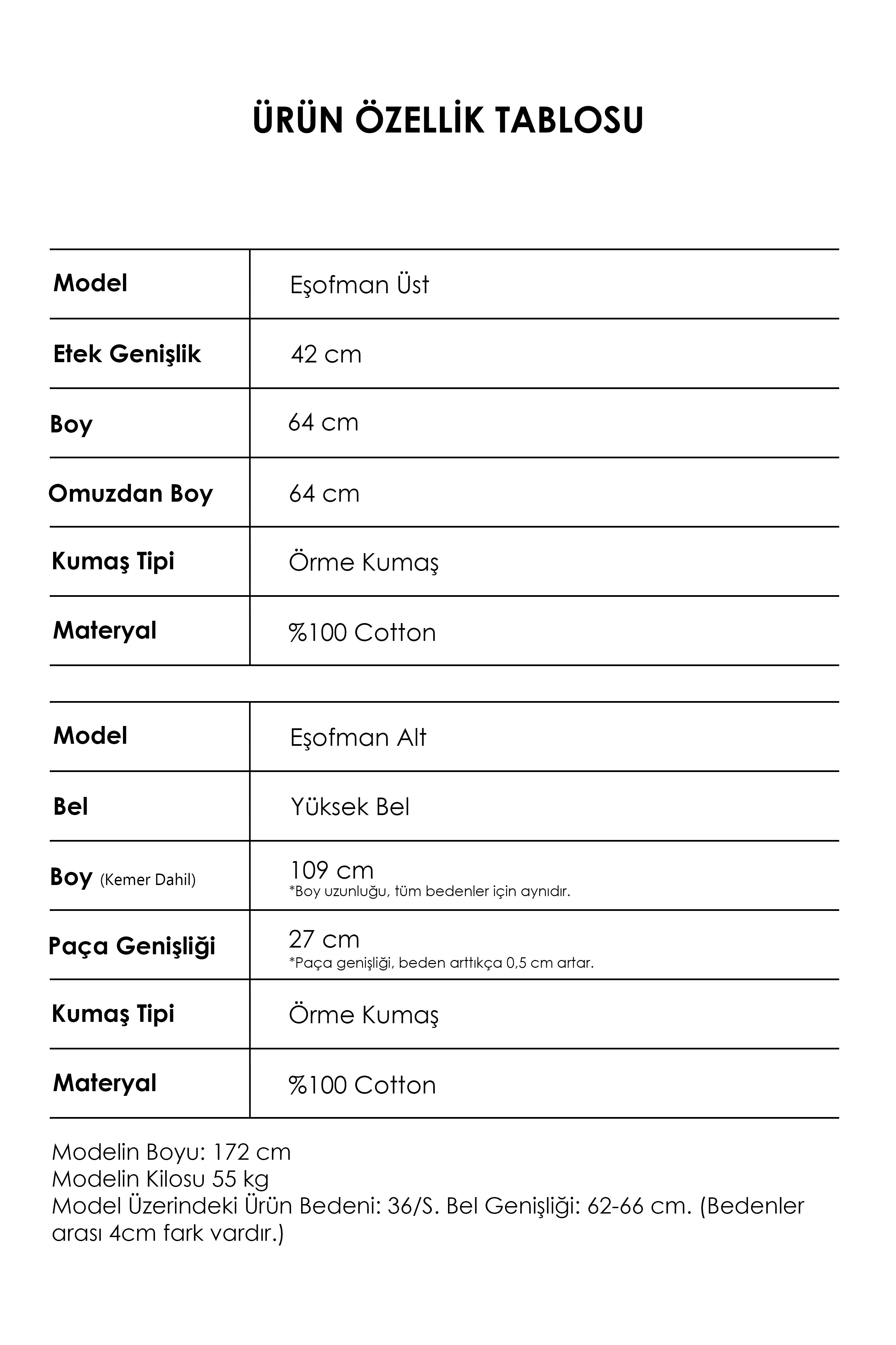 Kadın Ekru s6-105 Alt Üst Sweatshirt Polar Yürüyüş Pantolonu 2'li Tasarım Takım