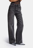 Kadın Füme 4w6-14 Wide Leg Fit Esnek Kumaş Denim Jean