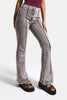 Women's Grey 3s6-158 Flare Fit Flexible Fabric Denim Jeans