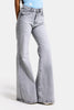 Women's Grey 4s6-12 MRY Flare Fit Comfort Fabric Denim Jeans