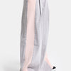 Women's Gray Pink 3s6-12 Palazzo Fit Two-Piece Custom Design Denim Jean