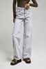 Kadın Gri Renk Doris Straight Fit %100 Koton Denim Jean