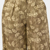 Women's Khaki Floral s6-121 Palazzo Fit Design Trousers