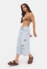 Kadın Ice 12s6-3 Süper Baggy Fit Bermuda Denim Jort