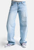 Kadın Ice 2s6-3 Barrel Mid Rise Fit Orta Bel Denim Jean