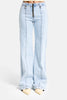 Women's Ice 3s6-3 Flare Fit Comfort Fabric Zipper Detail Design Denim Jean