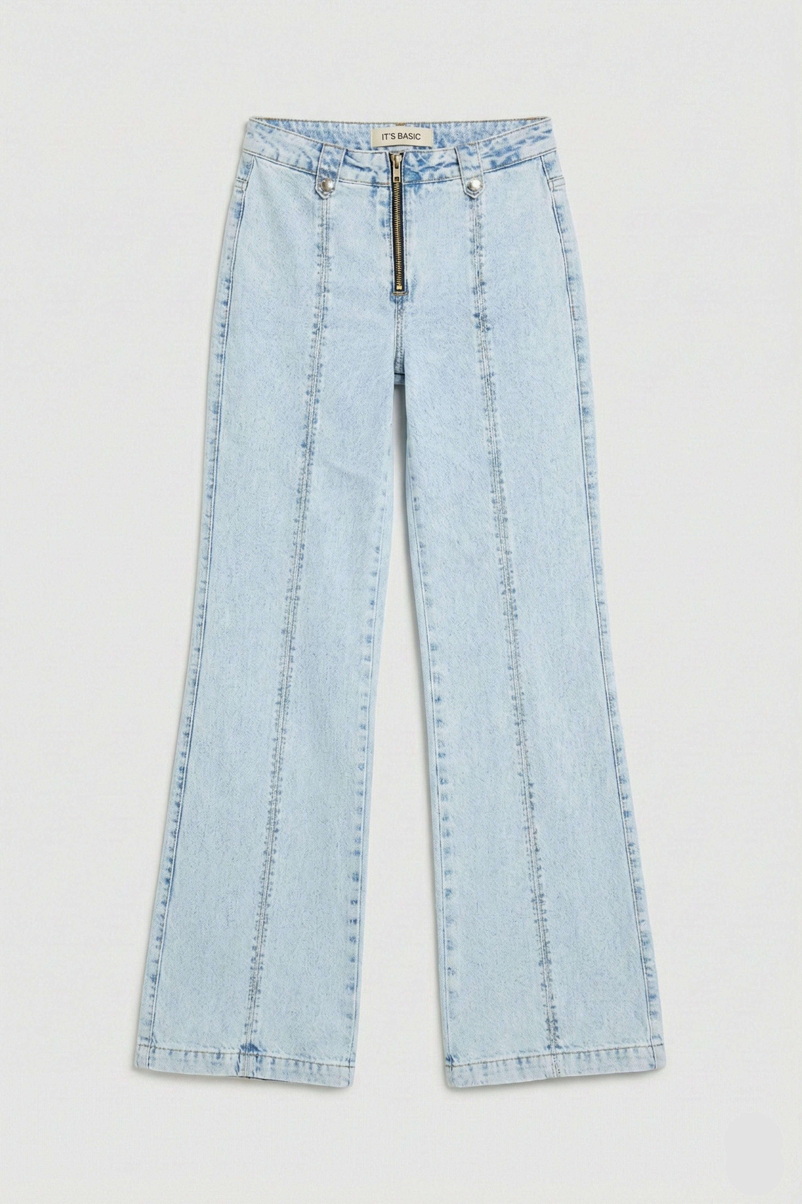 Kadın Ice 3s6-3 Flare Fit Komfort Kumaş Fermuar Detaylı Tasarım Denim Jean