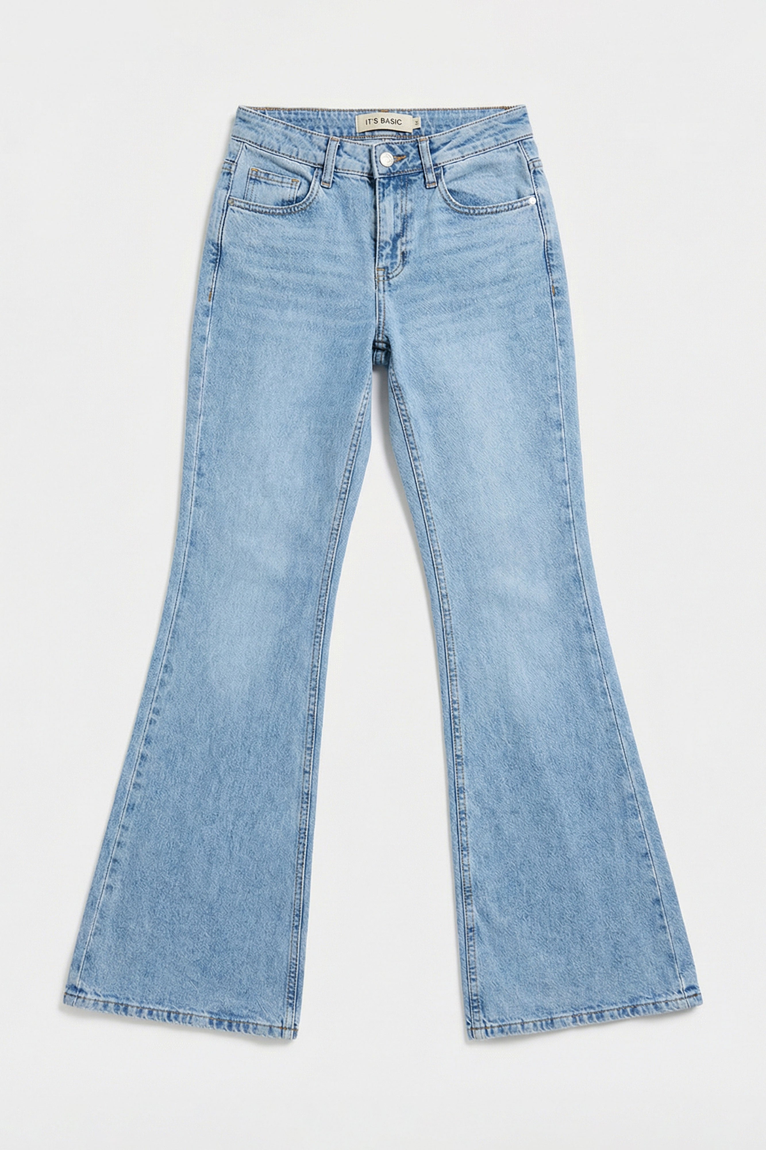 Kadın Ice 4s6-3 Mid Rise Flare Fit Esnek Kumaş Denim Jean