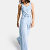 Women's Ice 4s6-3 Palazzo Fit 100% Cotton Denim Dungarees