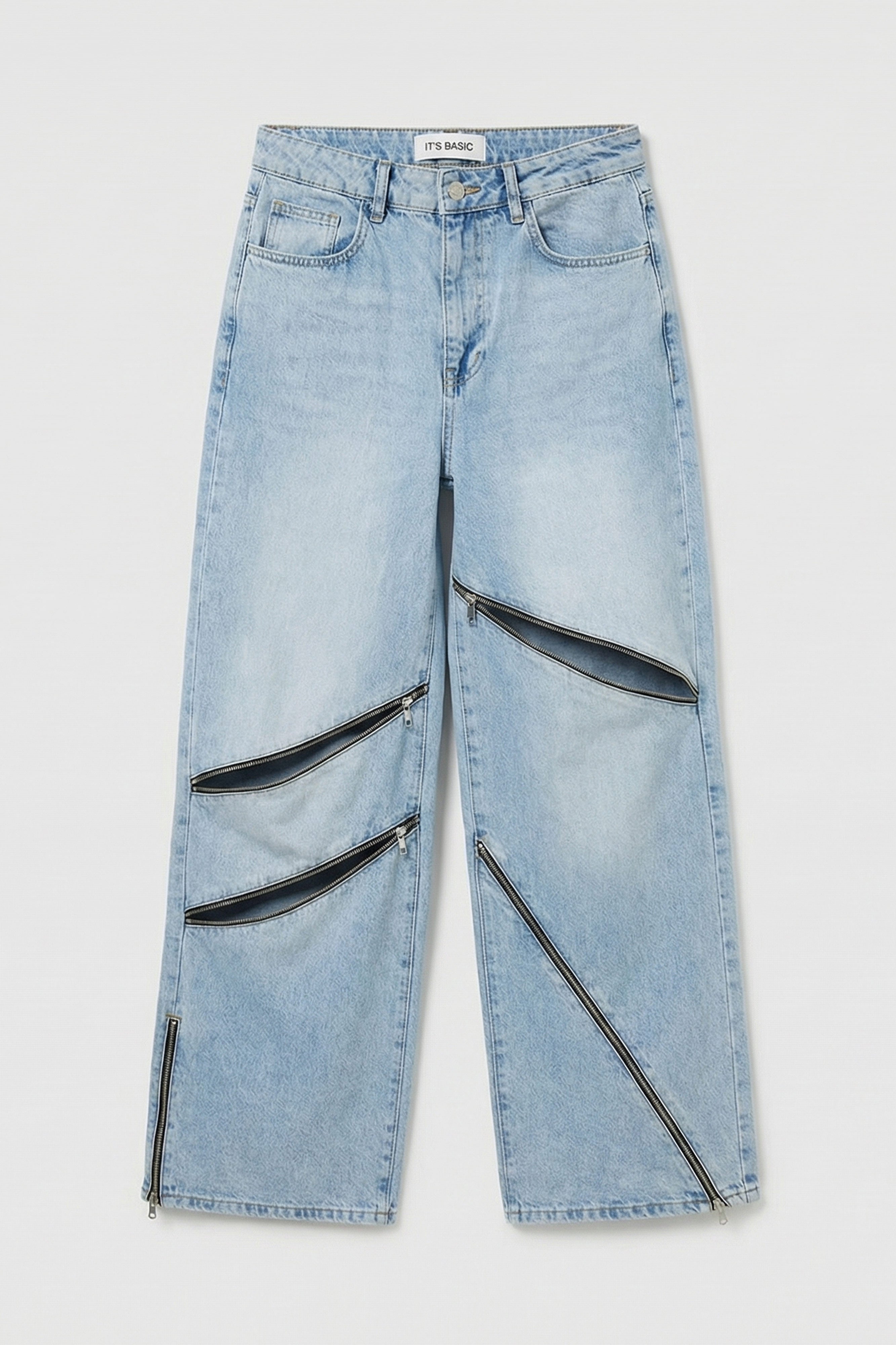 Kadın Ice 4s6-3 Süper Baggy Fit Özel Tasarım Denim Jean