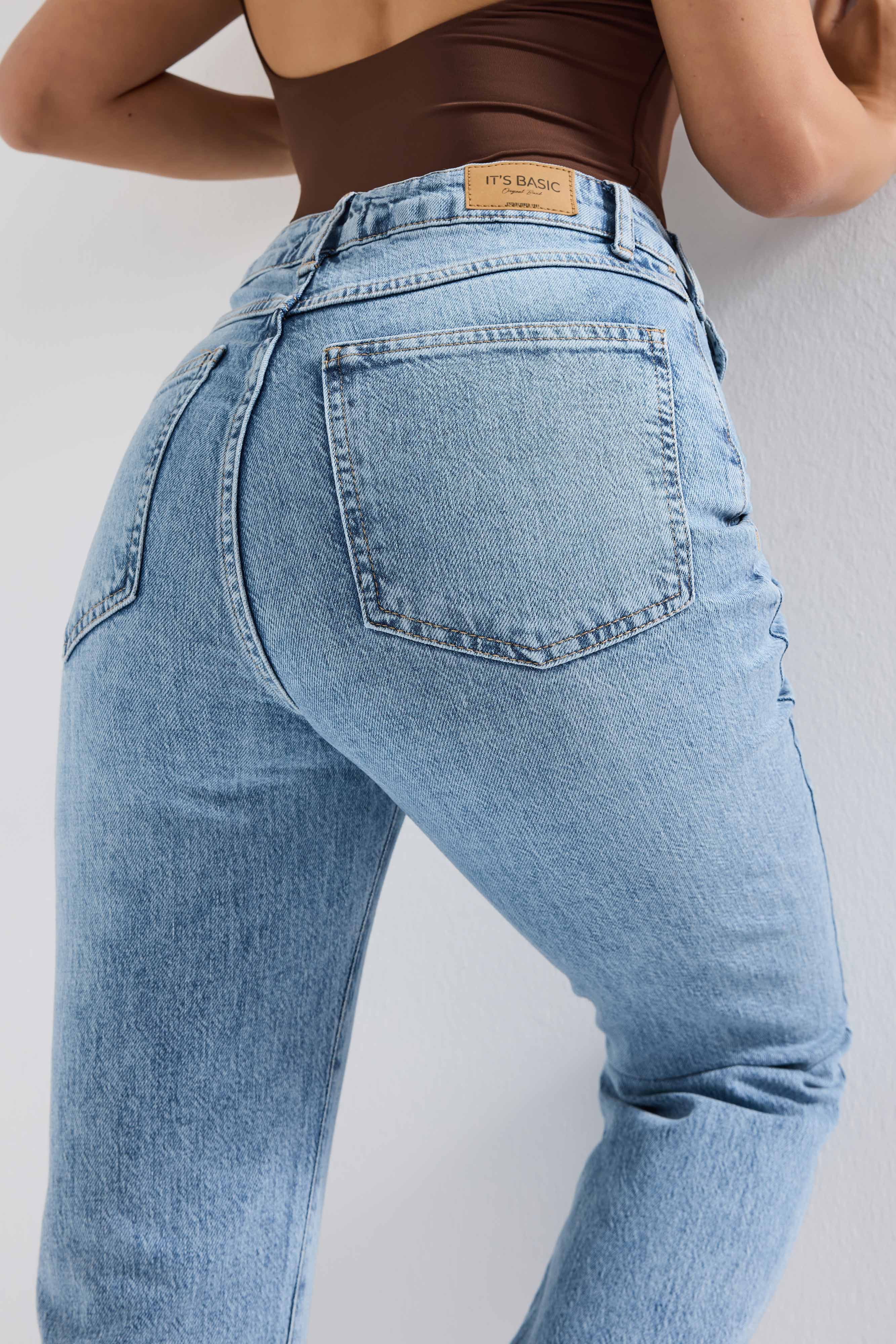 Kadın Ice Kot Rengi 4s6-3 Flare Fit Viskon Elastan Kumaş Denim Jean