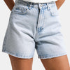 Kadın Ice T1-4s6-3 Mom Fit Parlak Taşlı Yıldız Baskılı Özel Tasarım Denim Şort