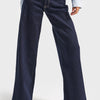 Kadın İndigo Renk 7w5-50 LYL36 Palazzo Fit Esnek Kumaş İç Boy 80cm Denim Jean