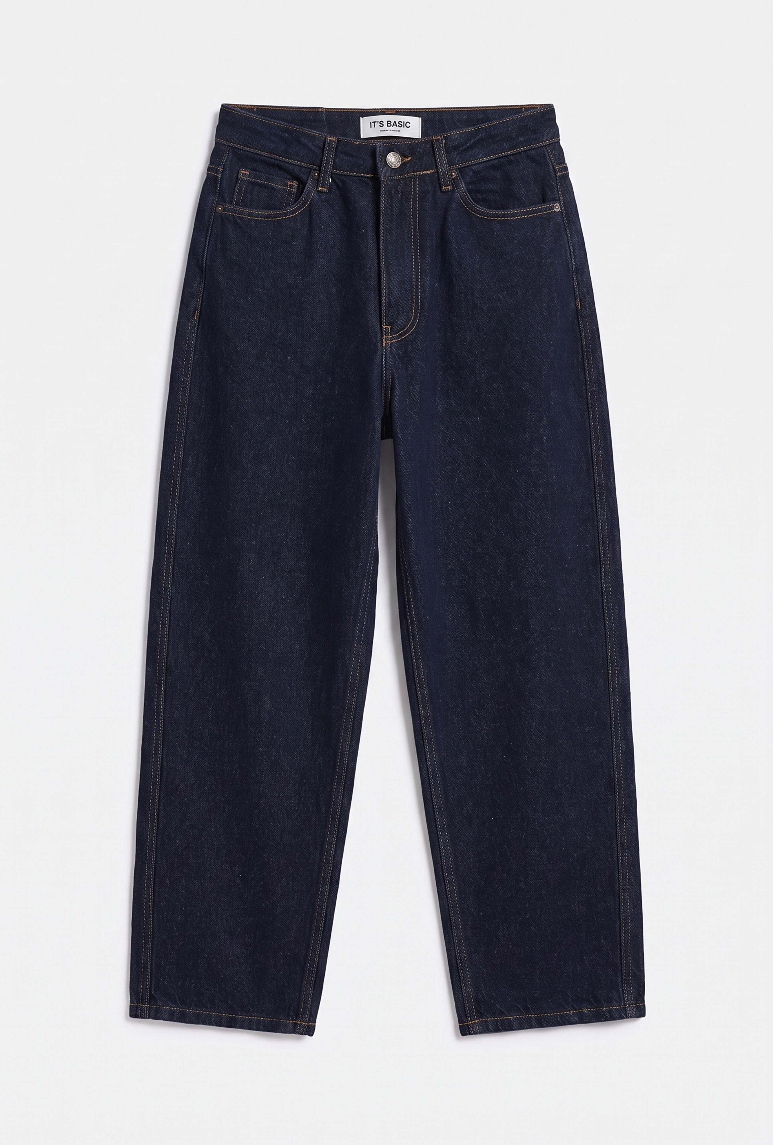 Kadın İndigo Selvedge 7w6-50 Relax Mood T33 Denim Jean