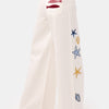 Women's Off-White 7s6-101 Palazzo Fit Custom Design Denim Jeans