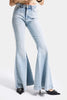 Kadın Kot Rengi 4s6-32 Flare Fit Elastan Denim Jean