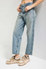 Kadın Kot Rengi 4s6-32 Relax Fit %100 Koton Denim Jean