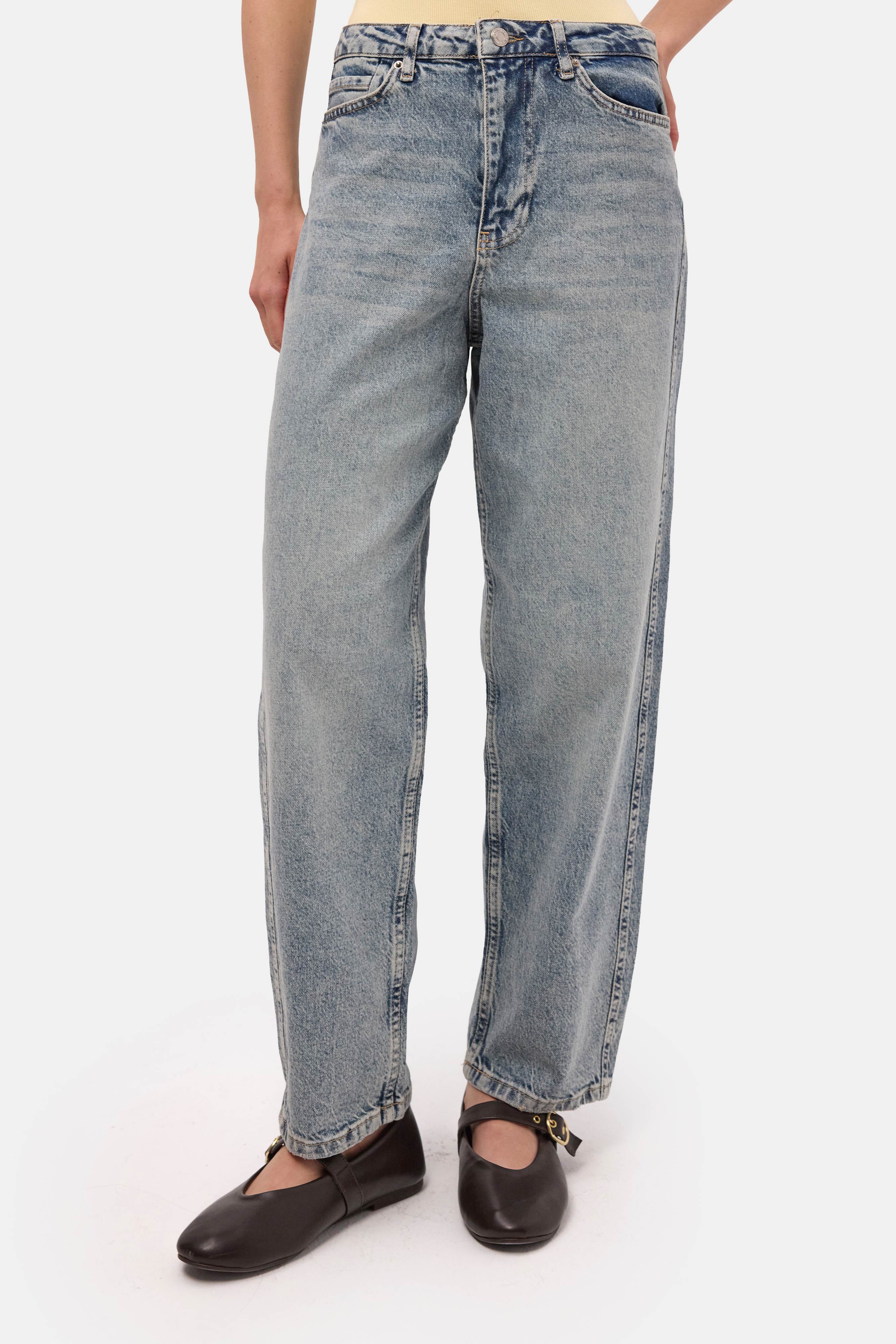 Kadın Kot Renk 4s6-32 Relax Fit Esnek Kumaş Denim Jean