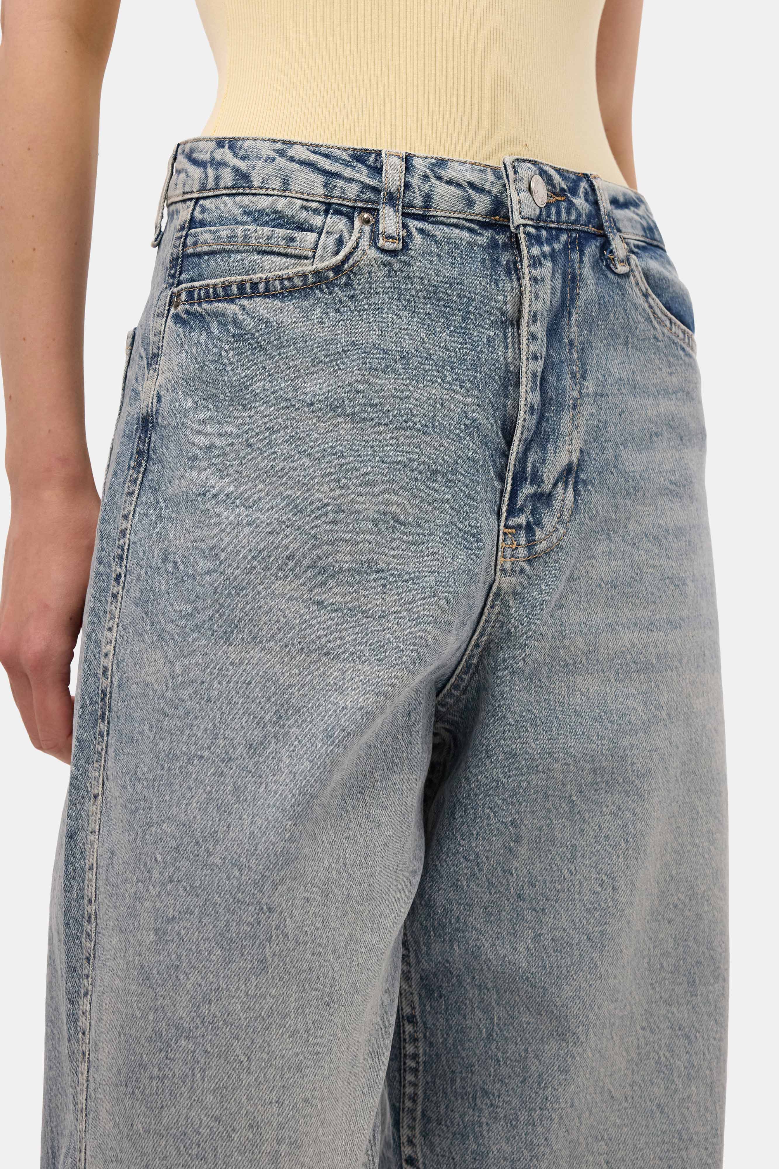 Kadın Kot Renk 4s6-32 Relax Fit Esnek Kumaş Denim Jean
