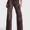 Kadın Koyu Kahve Doris 2s6-16 Straight Fit Yüksek Bel %100 Koton Denim Jean