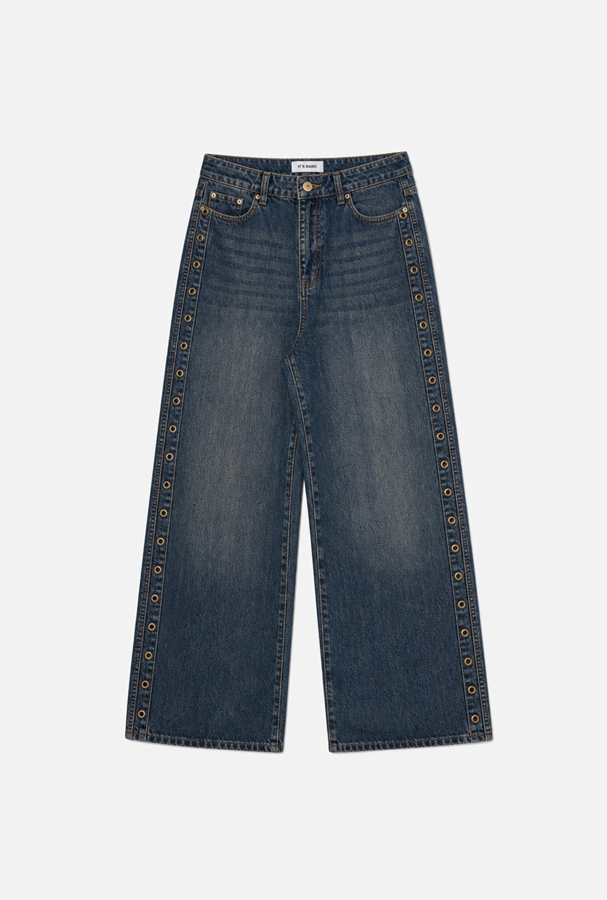 Kadın Koyu Kot 2w6-8 Maga Baggy Özel Tasarım Denim Jean