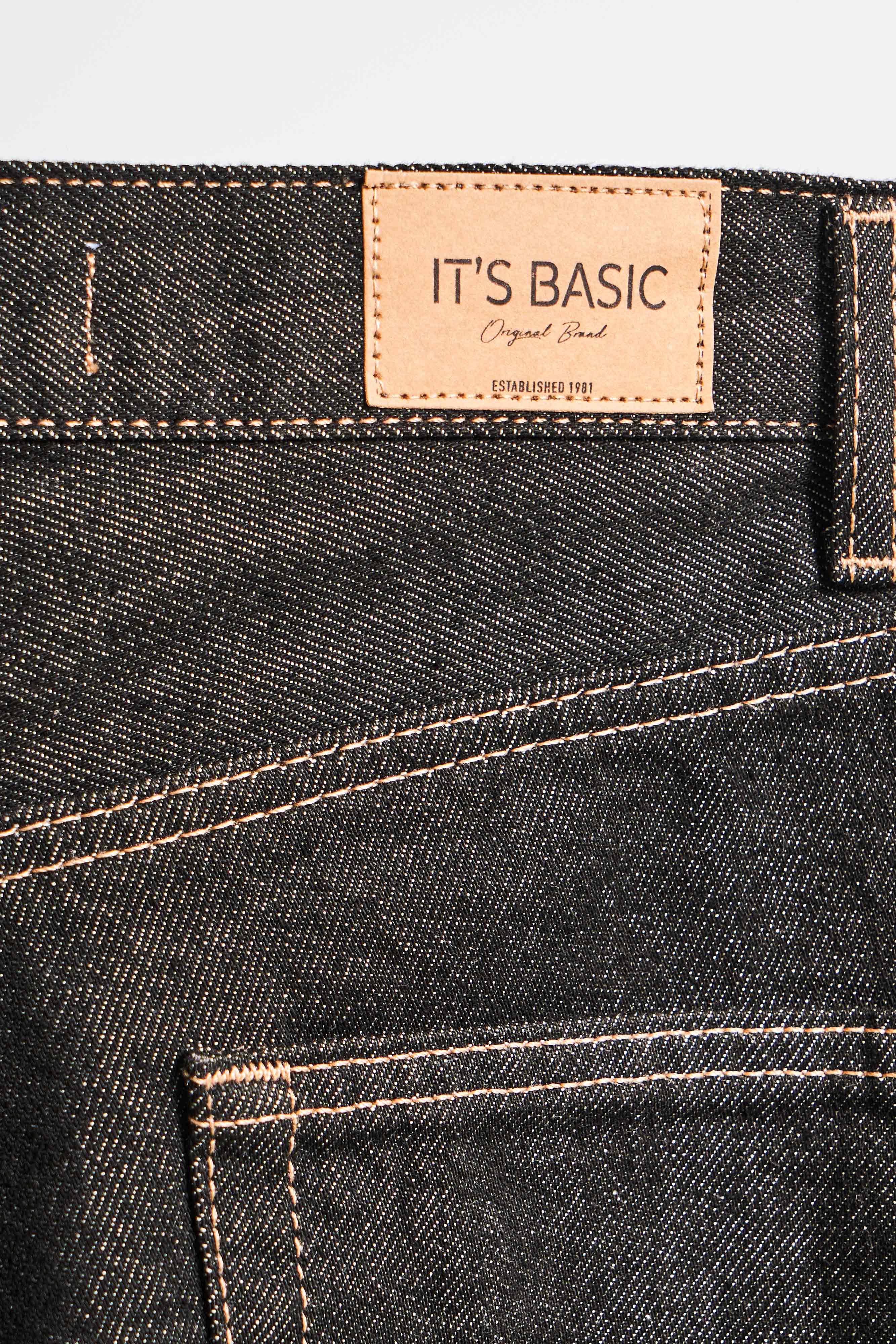 Kadın Koyu Kot Su yıkama Renk 7w5-132 Loose Fit Orta Bel %100 Koton İç Boy 80cm Denim Jean