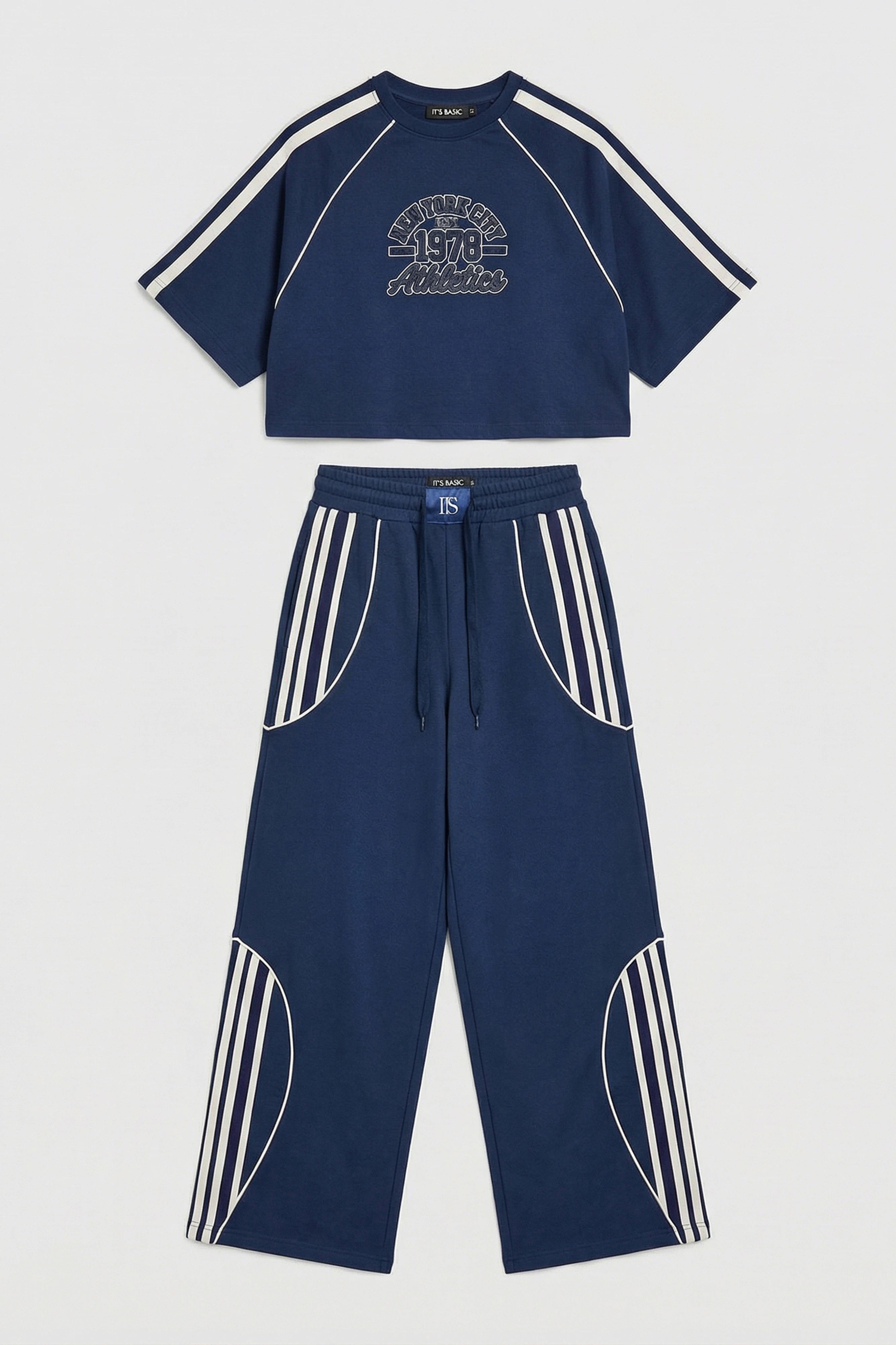 Kadın Lacivert s6-56 Alt Üst 2'li Tasarım Takım