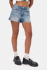 Kadın Mavi 4s6-32 Mom Mini Fit Denim Şort